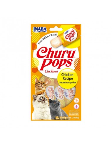  Churu Pops Sabor Pollo - Snacks para gatos - Puppies House-$ 2.000