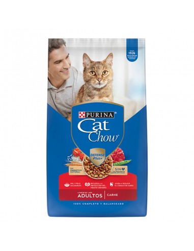  Cat Chow Adulto Sabor Carne 8 Kg - Alimentos para Gatos - Puppies House-$ 28.990
