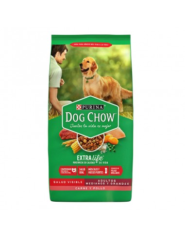  Dog Chow Adulto Razas Medianas y Grandes Carne y Pollo 18 Kg - Nuestros Productos - Puppies House-$ 45.990