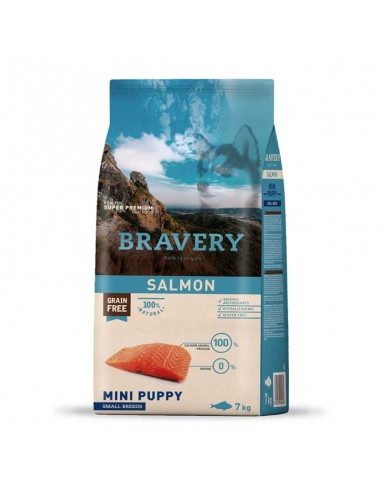  Bravery Mini Puppy Salmon 7 Kg - Alimentos para Perros - Puppies House