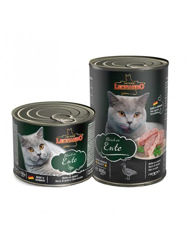  Leonardo Alimento en Lata Pato 400gr - Alimentos para Gatos - Puppies House