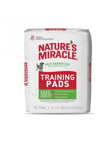  Training Pads Nature's Miracles 14 Unidades - Higiene Mascotas - Puppies House-$ 5.800