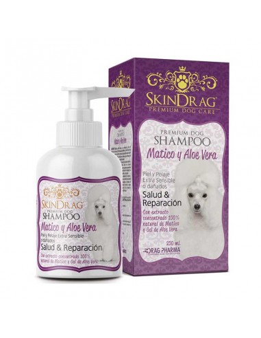  Skindrag Shampoo Matico y Aloe Vera 250 ml - Higiene Mascotas - Puppies House-$ 8.990