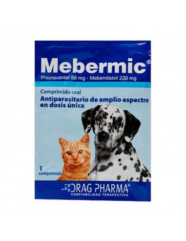  Mebermic Antiparasitario 1 Comprimido - Antiparasitarios - Puppies House