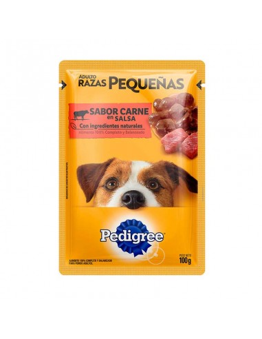  Alimento Húmedo Adulto Razas Pequeñas Sabor Carne 100 gr - Snacks y Premios - Puppies House