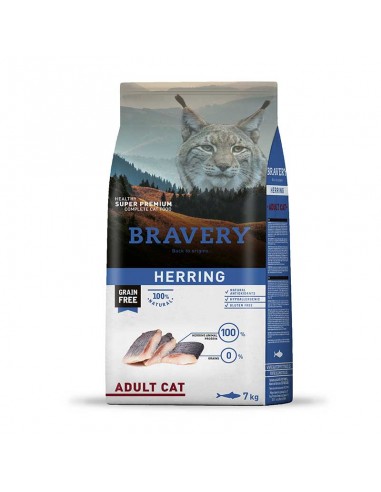  Bravery Herring Adult Cat 7 Kg - Alimentos para Gatos - Puppies House-$ 46.990