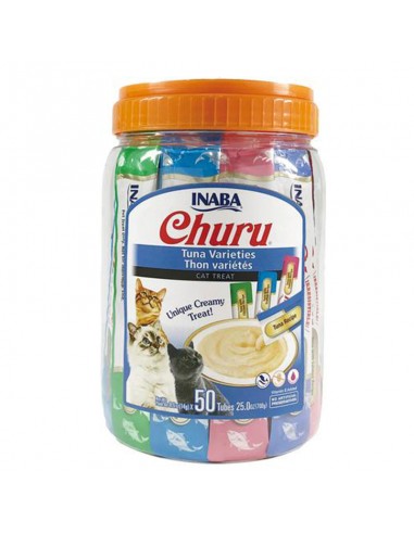  Churu Atun Variedades 50 Tubos - Snacks para gatos - Puppies House-$ 27.990