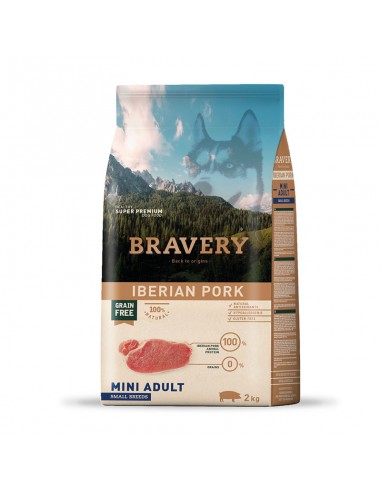  Bravery Mini Adulto Iberian Pork 2 Kg - Alimentos para Perros - Puppies House-$ 16.990