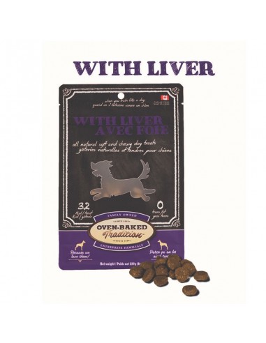  Liver Dog Treats Oven Baked 227 gr - Snacks para perros - Puppies House-$ 4.770