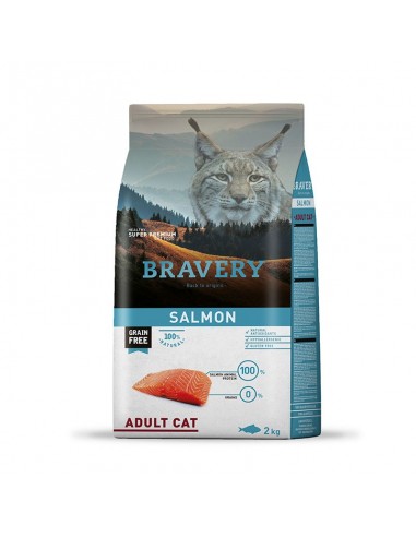Bravery Grain Free Adult Cat Salmon 7 Kg