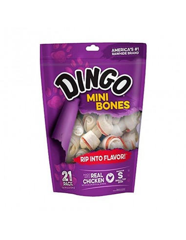  Dingo Mini Bones 21 Huesos - Snacks para perros - Puppies House