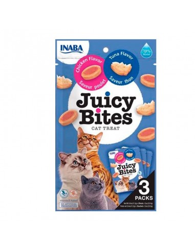  Juicy Bites Atún y Pollo - Snacks para gatos - Puppies House