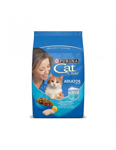  Cat Chow Adulto Pescado y Salmon 8 Kg - Alimentos para Gatos - Puppies House-$ 28.990