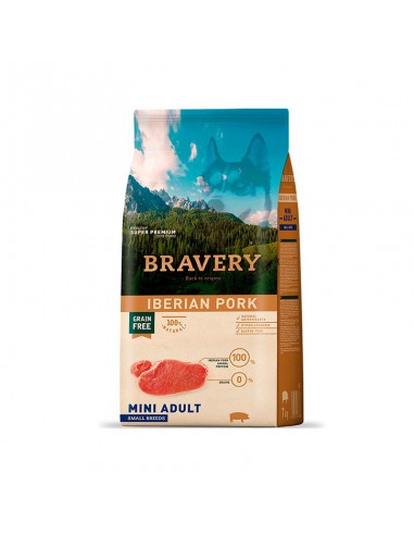  Bravery Iberian Pork Adult Small Breed 7 Kg - Alimentos para Perros - Puppies House