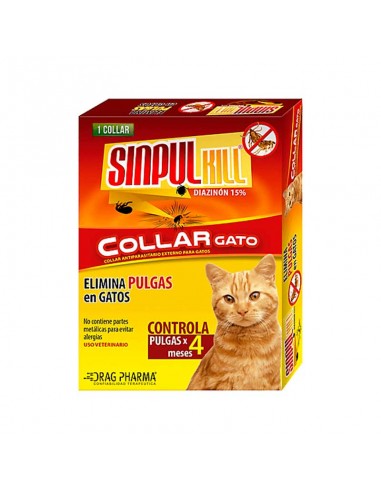  Simpulkill Collar Antipulgas para Gatos - Antiparasitarios para Gatos - Puppies House