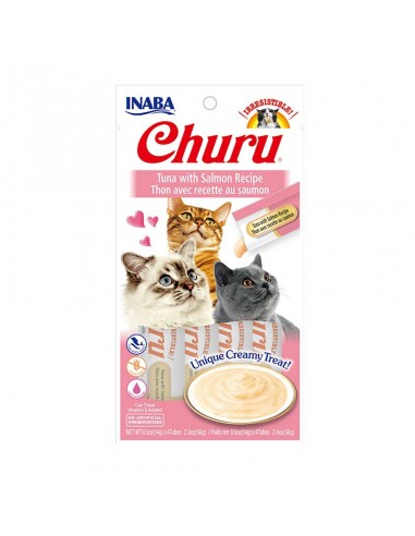  Churu Atun con  Salmon - Snacks para gatos - Puppies House