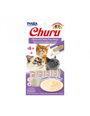  Churu Pollo con Camaron - Snacks para gatos - Puppies House