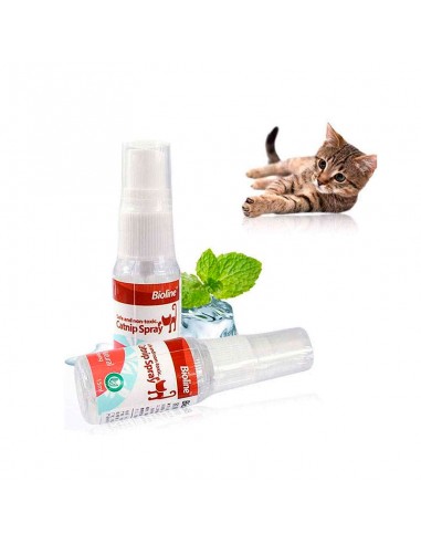 Bioline Catnip Spray - Juguetes Entretención para Gatos - Puppies House