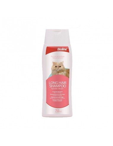  Bioline Shampoo Long Hair para Gatos - Belleza - Puppies House-$ 3.500