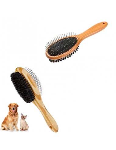 Cepillo Doble para Mascotas