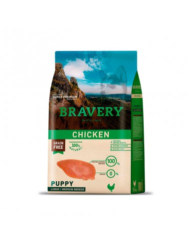  Bravery Puppy Large Medium 12 Kg - Alimentos para Perros - Puppies House